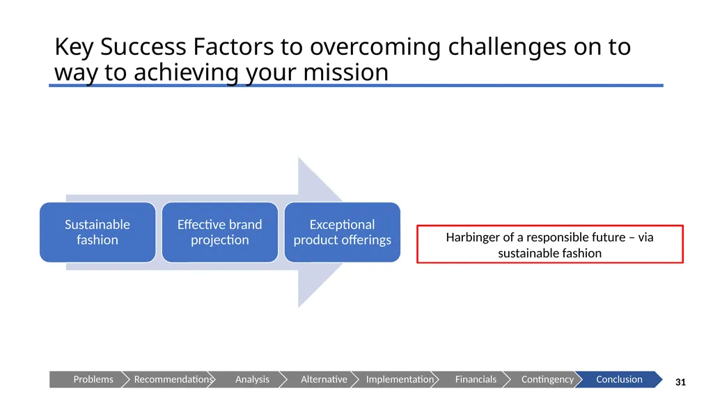 ECOALF - Sustaining your Future Presenting to: - slide 31 of 35