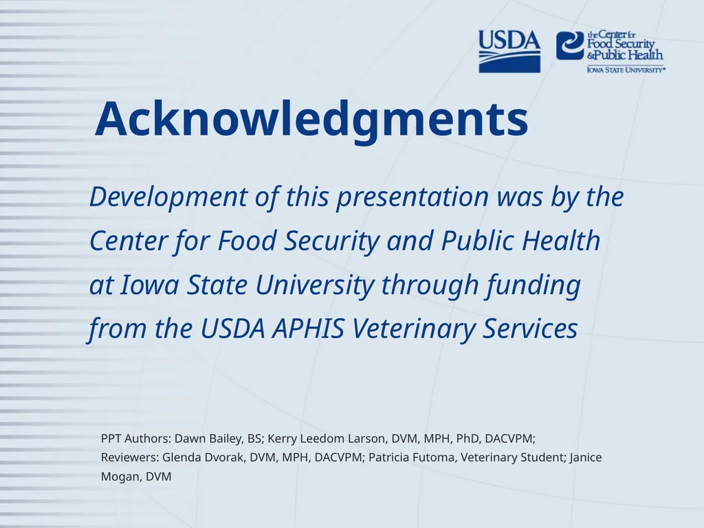 Cleaning and Disinfection Production Situations, - slide 18 of 18