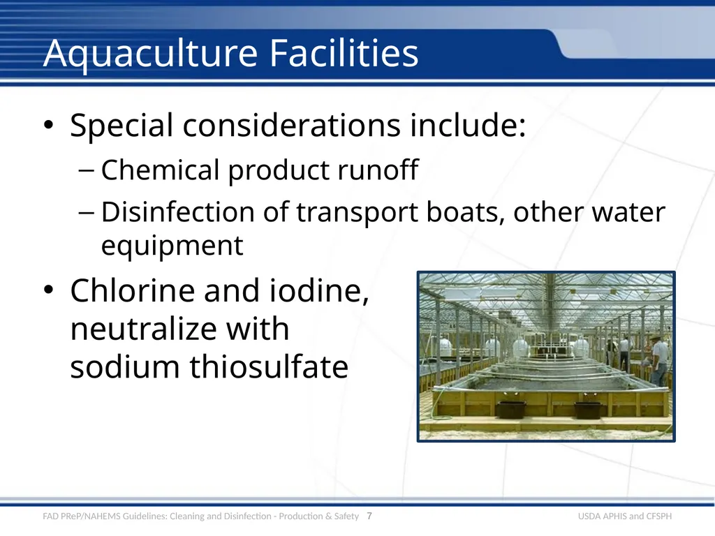 Cleaning and Disinfection Production Situations, - slide 7 of 18