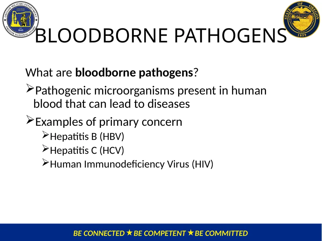OMD Safety Policy Training EXPOSURE CONTROL PLAN / - slide 5 of 47
