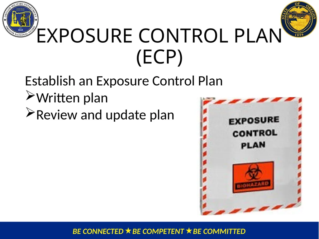 OMD Safety Policy Training EXPOSURE CONTROL PLAN / - slide 17 of 47