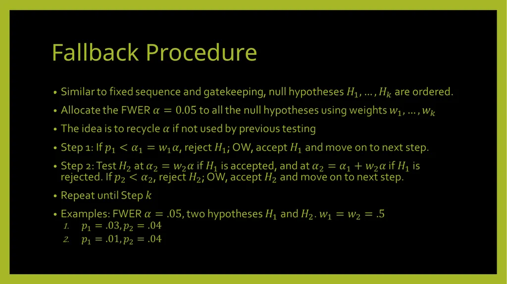 Multiplicity Adjustment in Design and Analysis of - slide 22 of 25