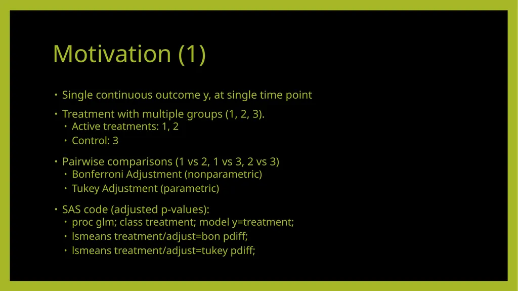 Multiplicity Adjustment in Design and Analysis of - slide 3 of 25