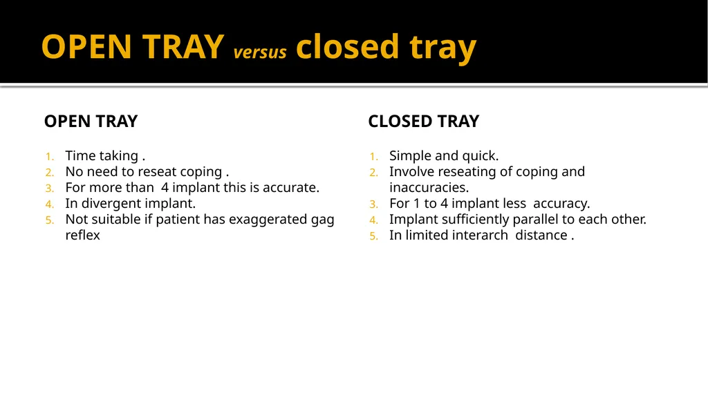 IMPRESSION IN IMPLANT DENTISTRY Presented by :Dr. - slide 30 of 38