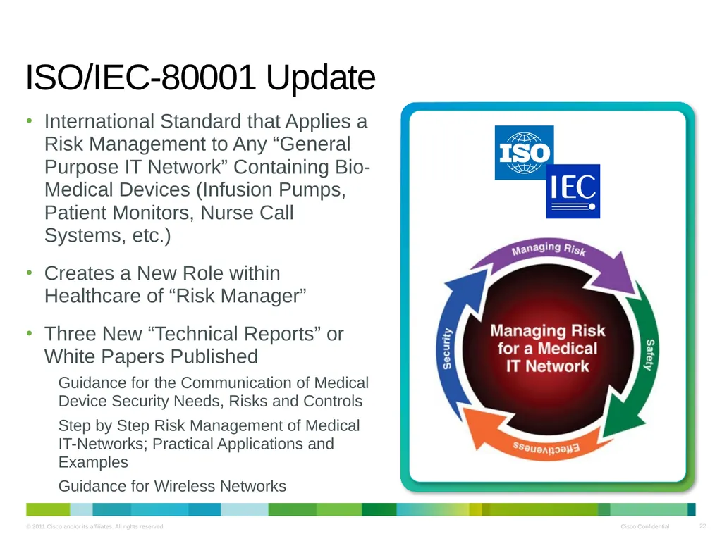 Cisco Medical Grade Network v2.0 Business Overview - slide 22 of 39