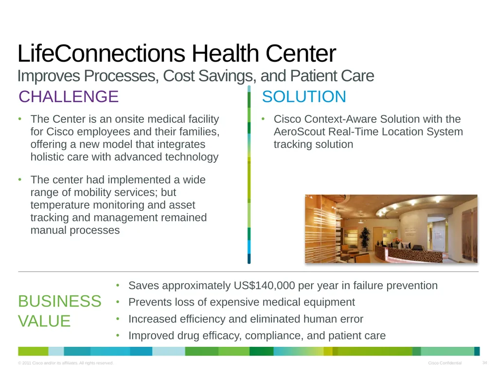 Cisco Medical Grade Network v2.0 Business Overview - slide 34 of 39