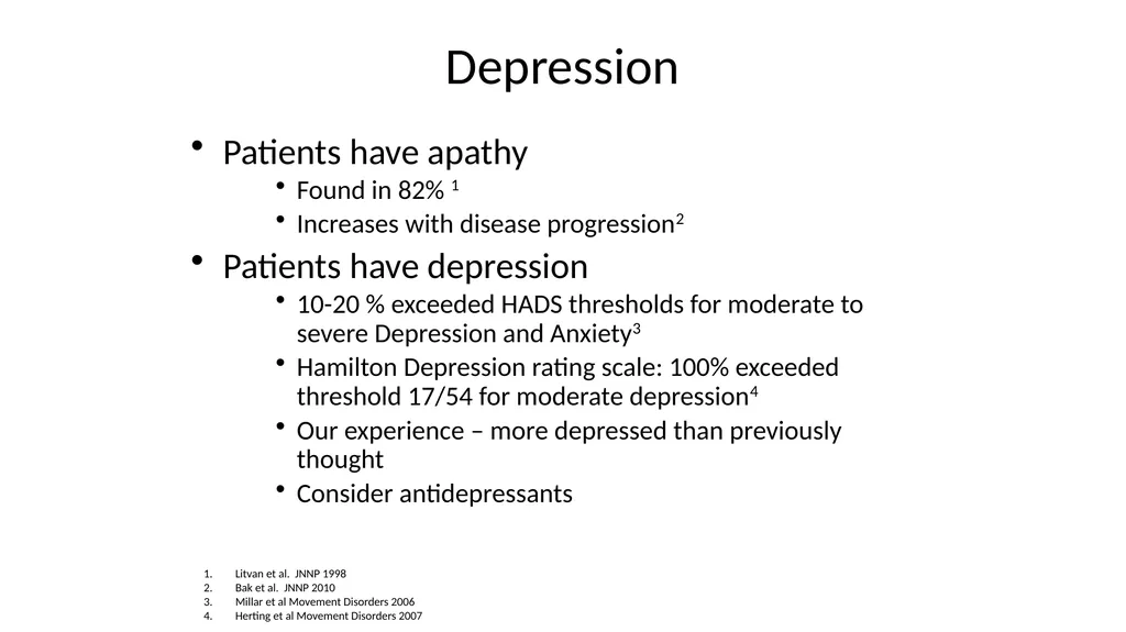 Diagnosing and Managing PSP & CBS Dr Boyd Ghosh - slide 34 of 54
