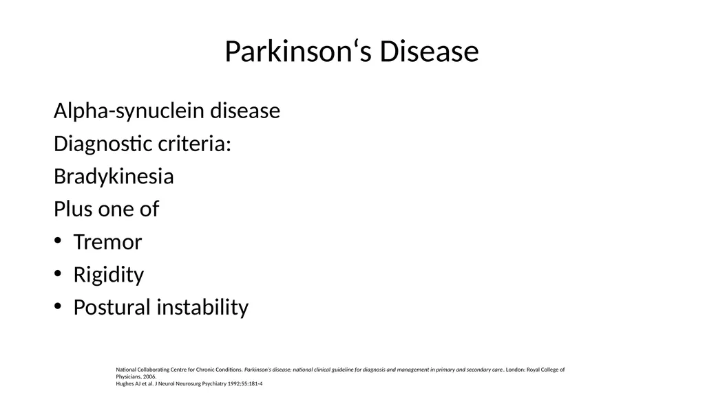 Diagnosing and Managing PSP & CBS Dr Boyd Ghosh - slide 5 of 54