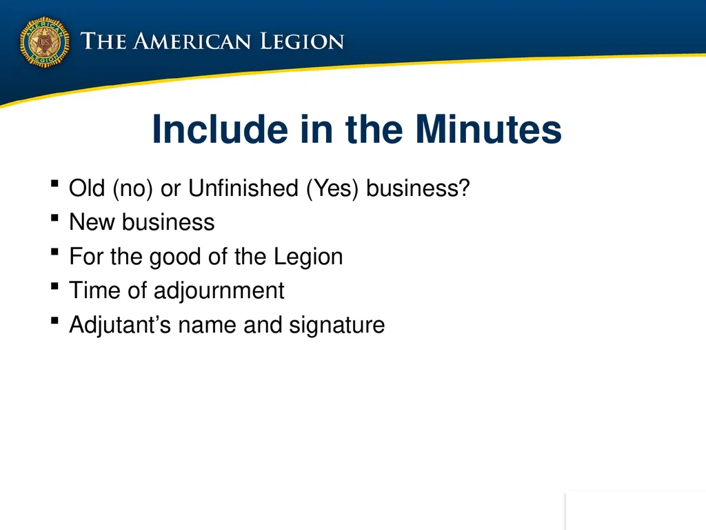 POST ADMINISTRATION (ADJUTANT) COURSE UPDATED NOV. - slide 63 of 73