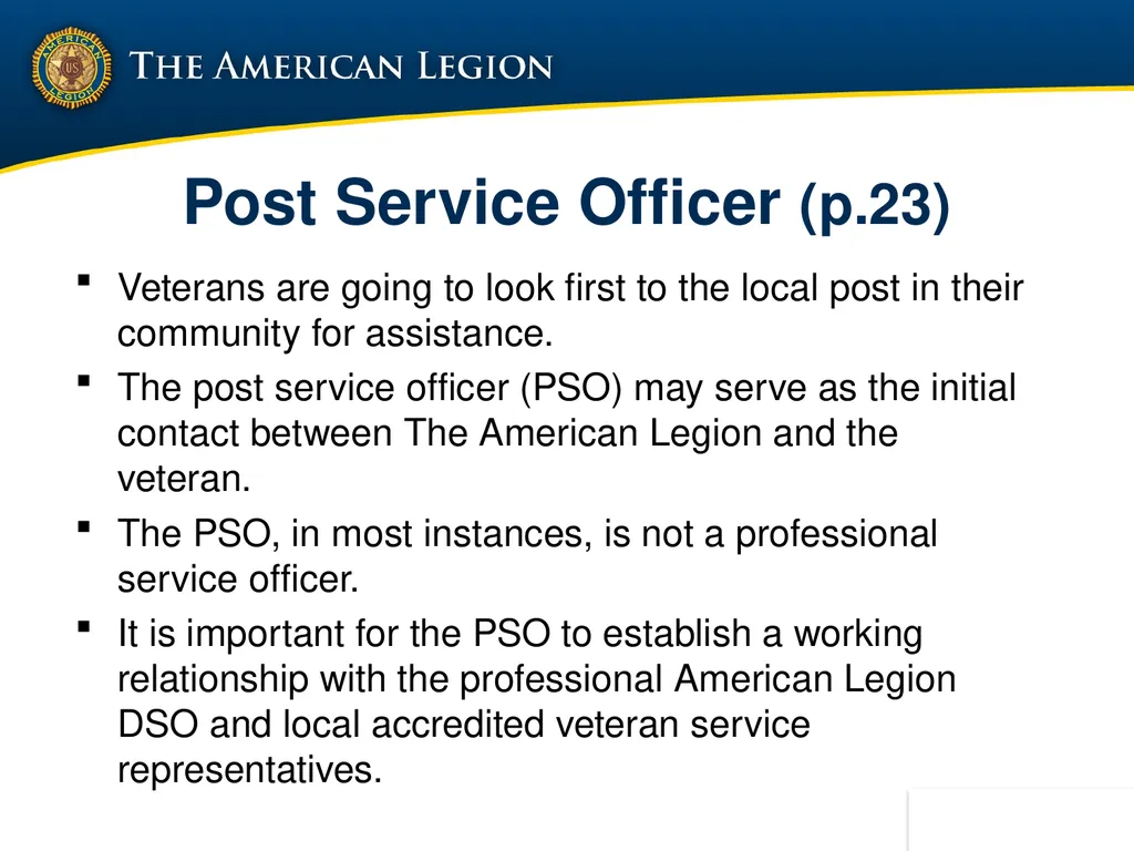 POST ADMINISTRATION (ADJUTANT) COURSE UPDATED NOV. - slide 53 of 73