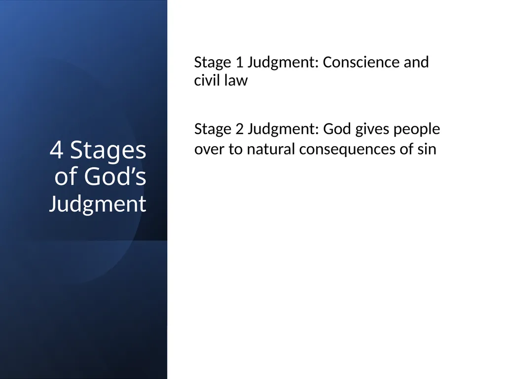 Stages of Divine Judgment (Genesis 19:1-29) - slide 10 of 22