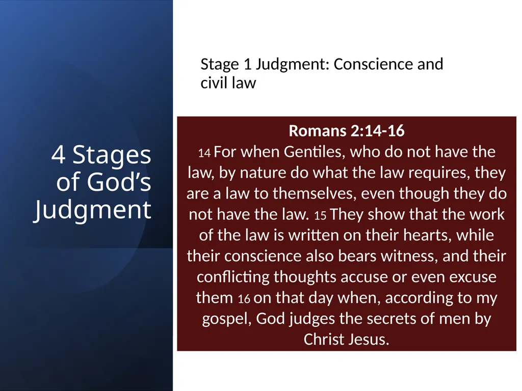 Stages of Divine Judgment (Genesis 19:1-29) - slide 7 of 22