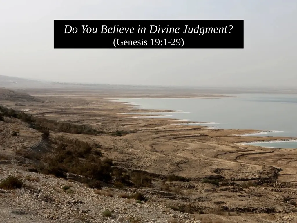 Stages of Divine Judgment (Genesis 19:1-29) - slide 4 of 22