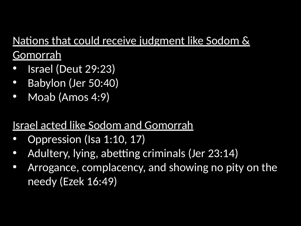 Stages of Divine Judgment (Genesis 19:1-29) - slide 13 of 22