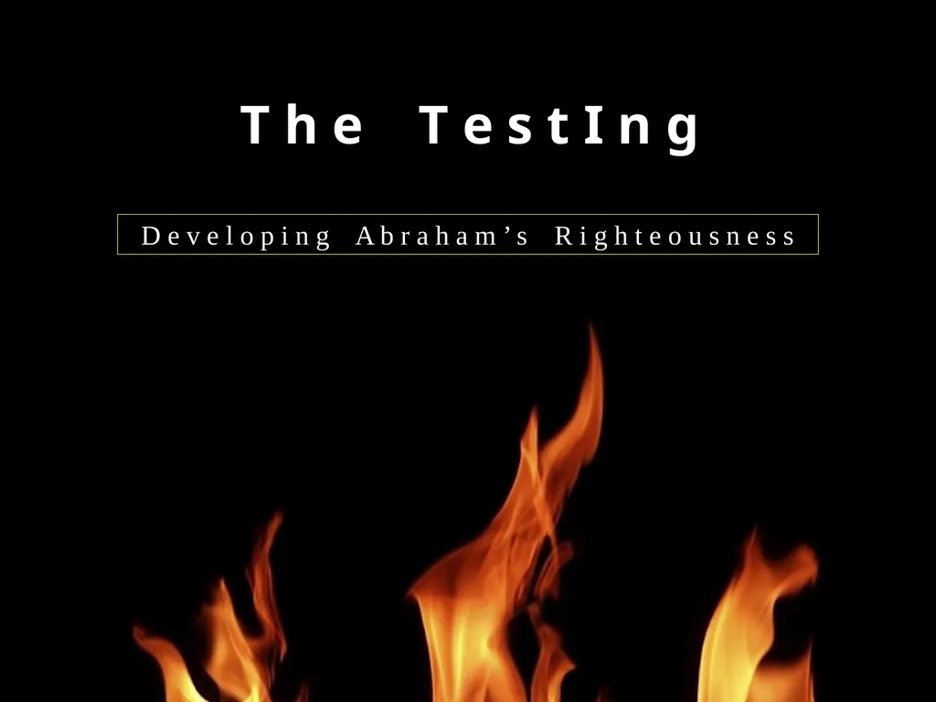 Stages of Divine Judgment (Genesis 19:1-29) - slide 3 of 22
