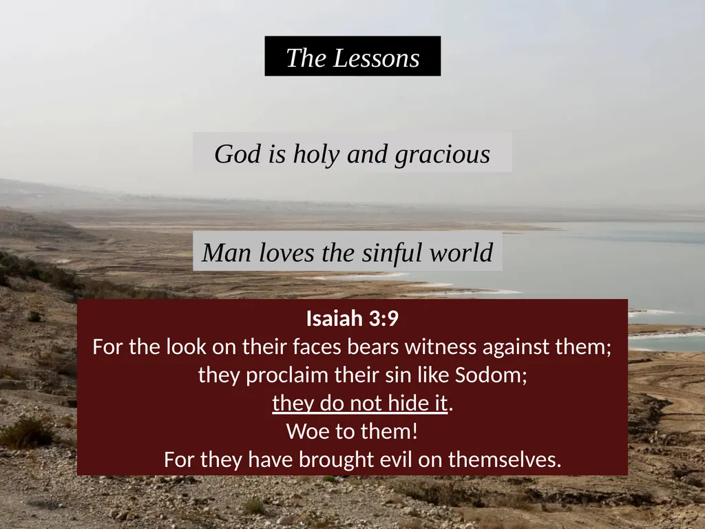 Stages of Divine Judgment (Genesis 19:1-29) - slide 20 of 22