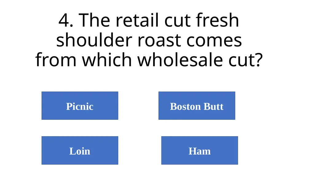 2023 Swine Meat Identification National Junior - slide 38 of 42