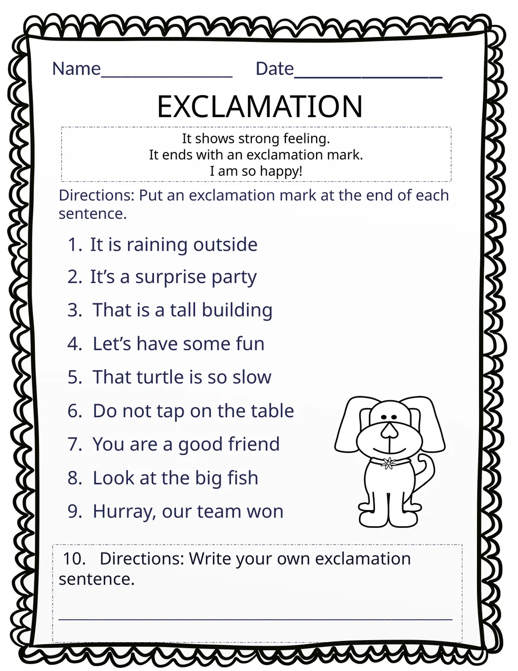 No Prep Language Arts Practice Sheets Created by - slide 6 of 7