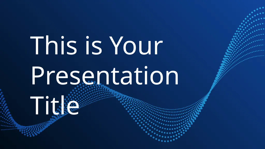 This is Your Presentation Title Instructions for - slide 1 of 39