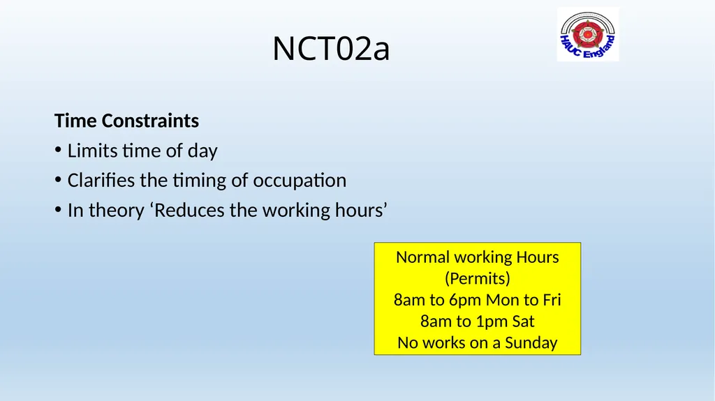 Welcome – SEHAUC National Conditions Re-Brief Nov - slide 13 of 34