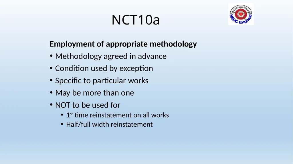 Welcome – SEHAUC National Conditions Re-Brief Nov - slide 26 of 34