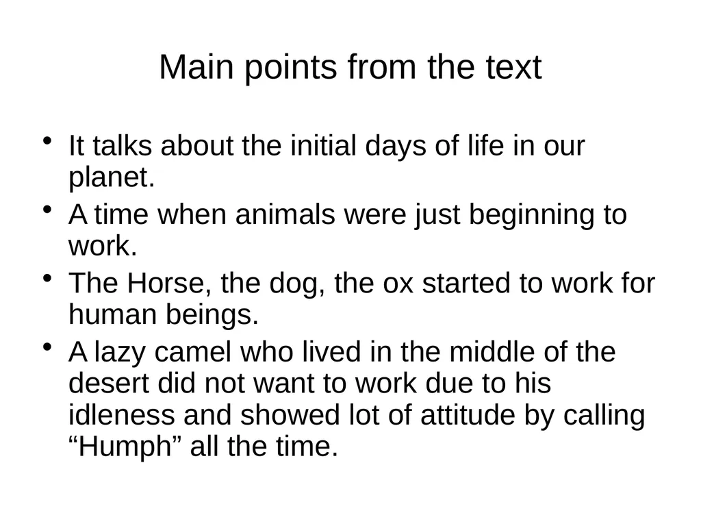 CHAPTER 4 HOW THE CAMEL GOT HIS HUMP Rudyard - slide 3 of 6