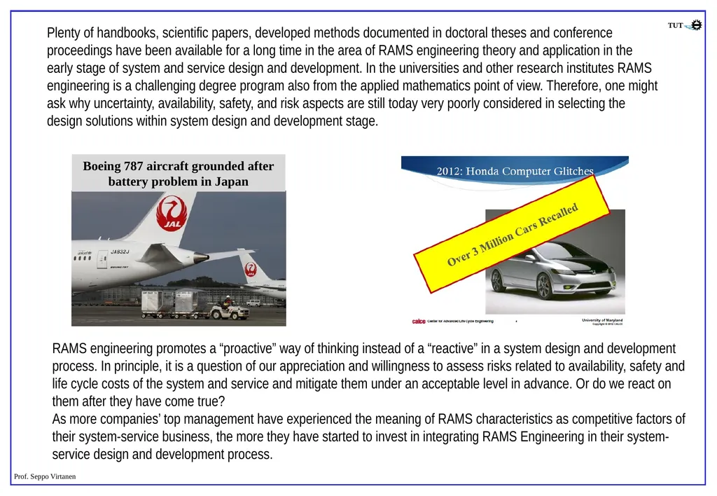 Dr. Seppo Virtanen, Professor, Faculty of - slide 6 of 7