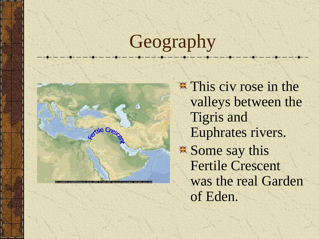 Ancient River Valley Civs ANCIENT MESOPOTAMIA - slide 3 of 80