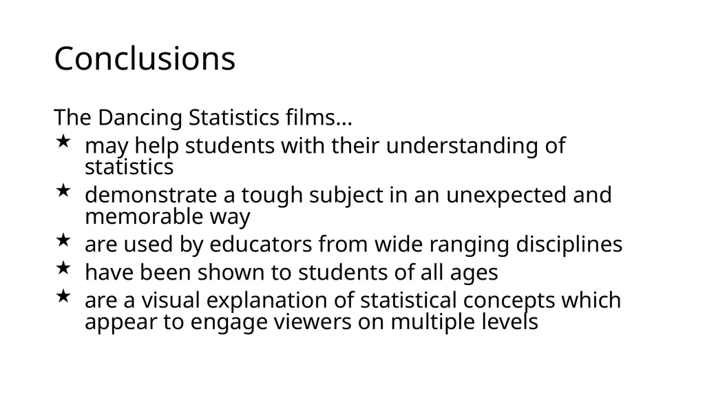 Engaging Students in Statistics through Art - slide 9 of 11