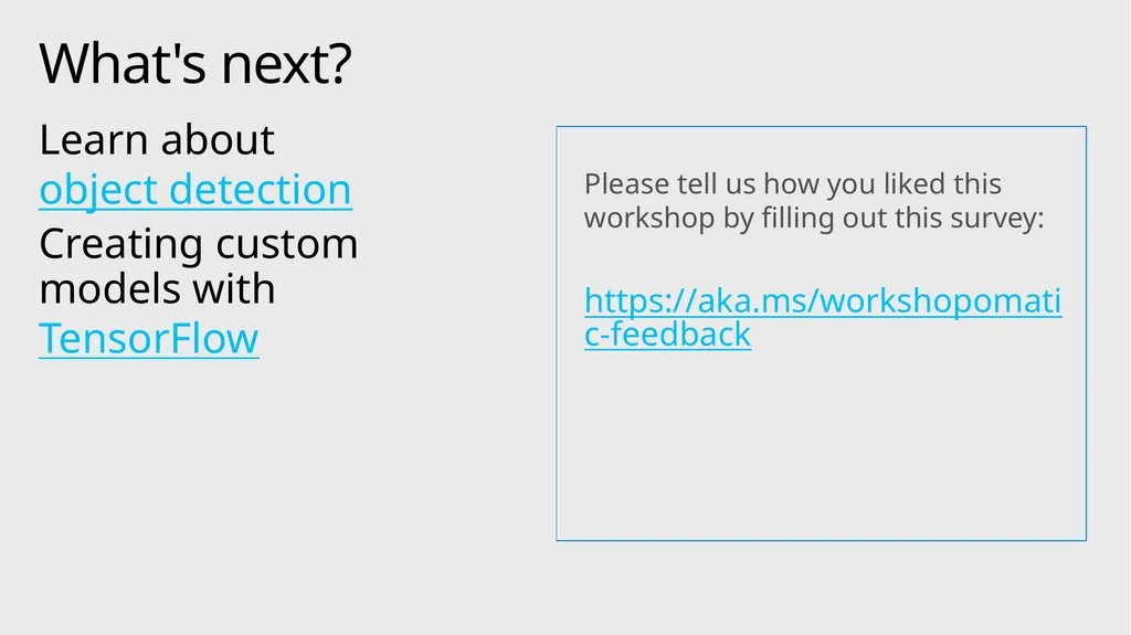 Introduction to AI with Custom Vision Presented - slide 16 of 16
