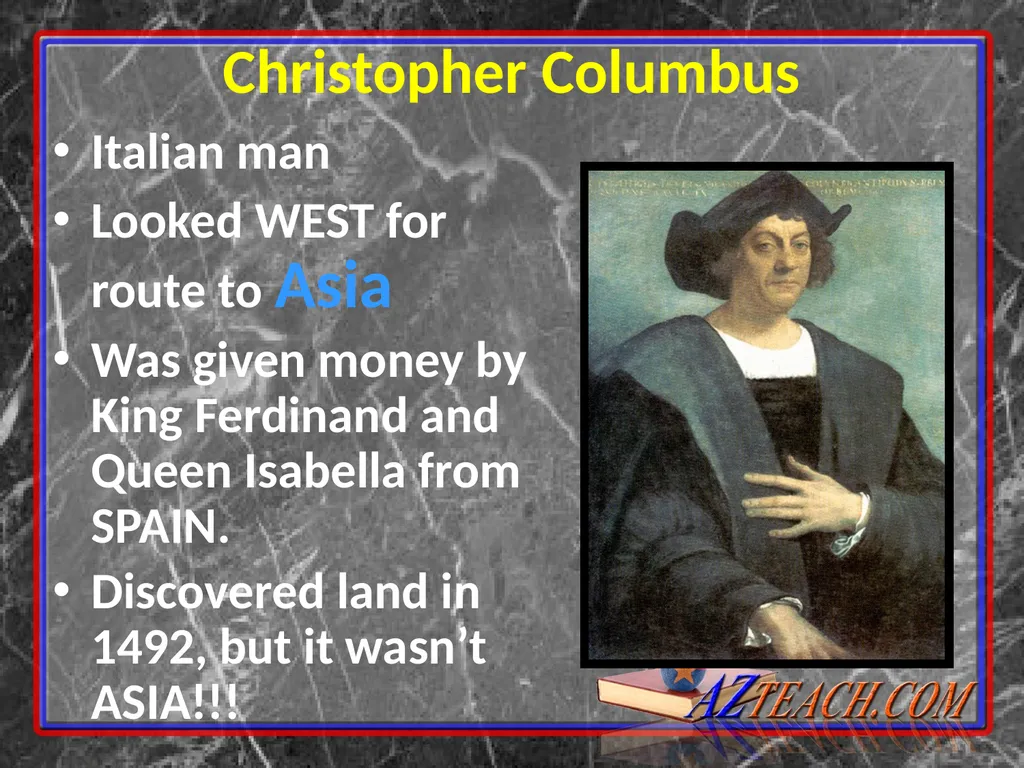 Reasons For Exploration Continued Christopher - slide 2 of 20