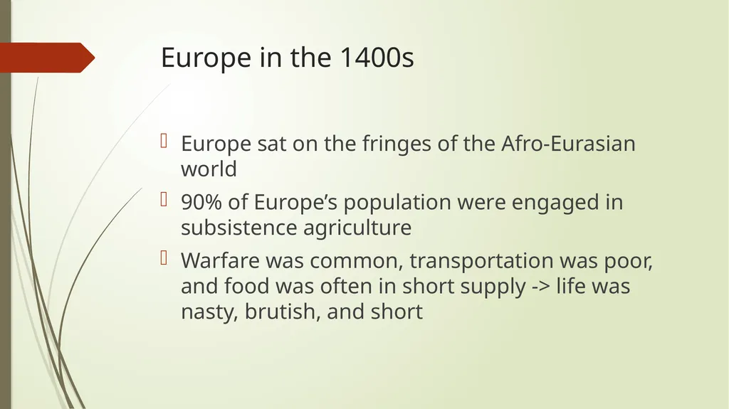 Colliding Worlds 1400 - 1600 Afro-Eurasia in the - slide 7 of 65