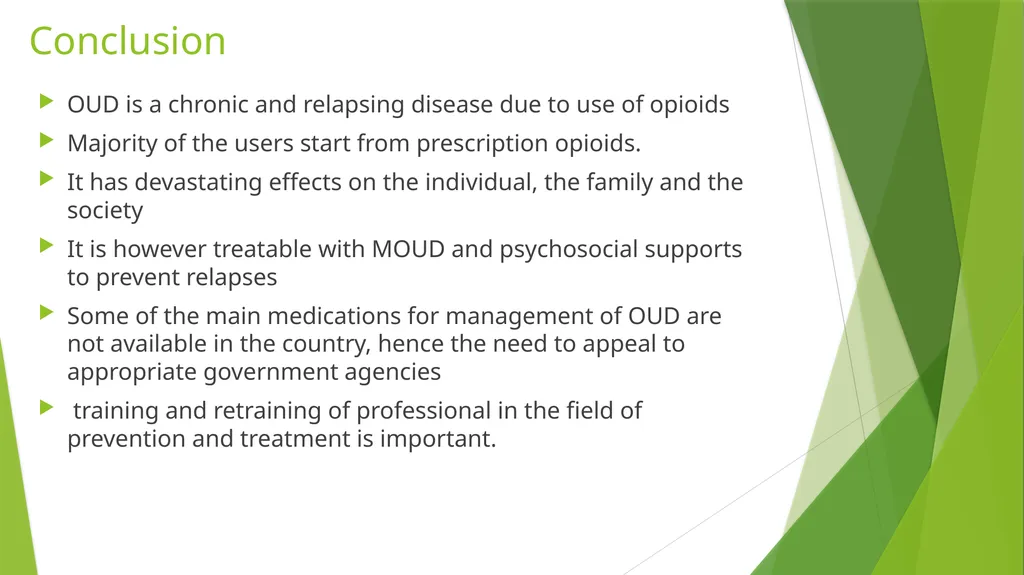 Opioid use disorders: presentations and - slide 40 of 42