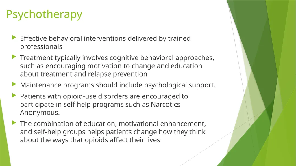 Opioid use disorders: presentations and - slide 37 of 42
