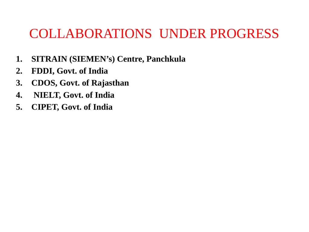 OBJECTIVES OF MEWAR UNIVERSITY COLLABORATIONS With - slide 3 of 18