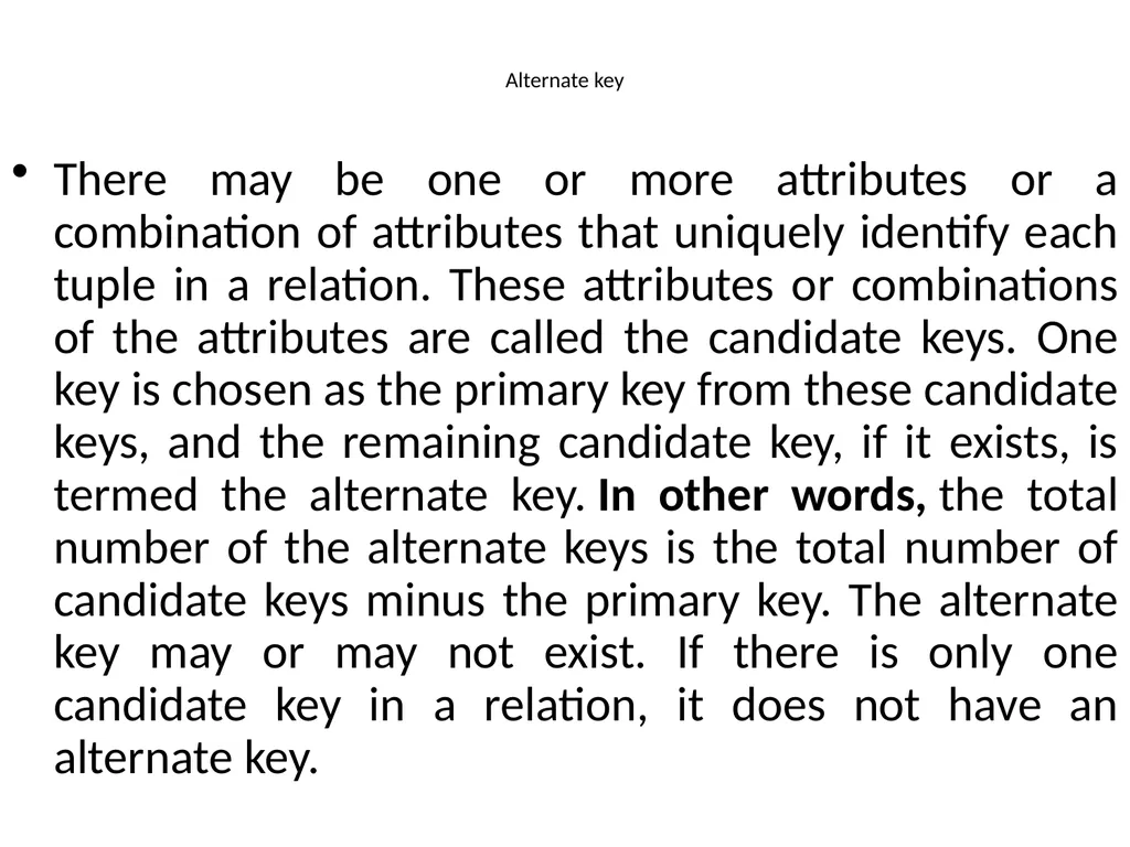 Keys Keys Keys play an important role in the - slide 21 of 57