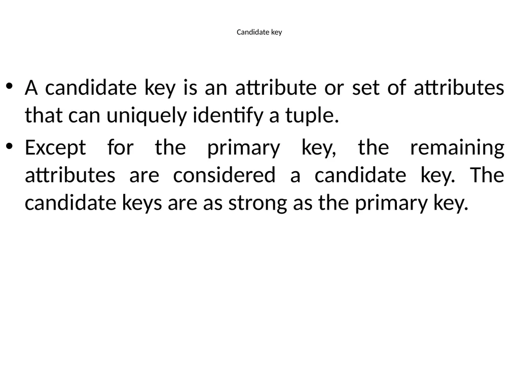 Keys Keys Keys play an important role in the - slide 12 of 57