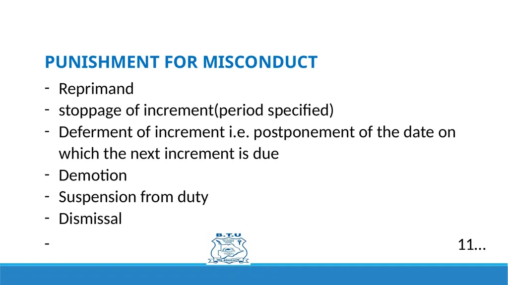 GRIEVANCES AND DISCIPLINARY PROCEDURES Prepared by - slide 10 of 21