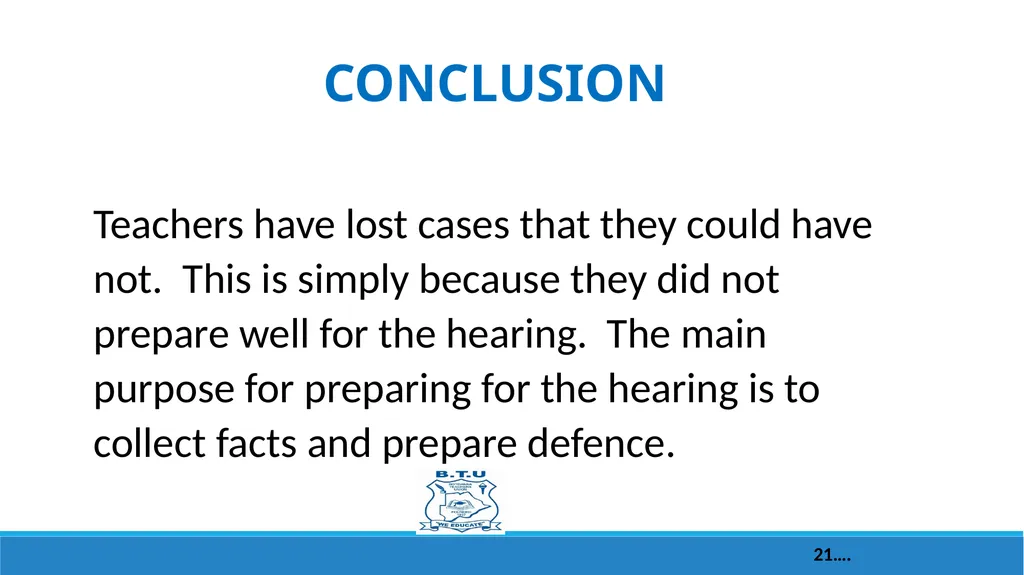 GRIEVANCES AND DISCIPLINARY PROCEDURES Prepared by - slide 20 of 21
