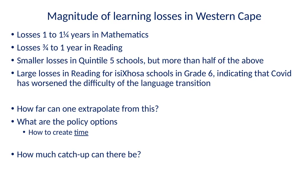 Some current educational issues Servaas van der - slide 13 of 26