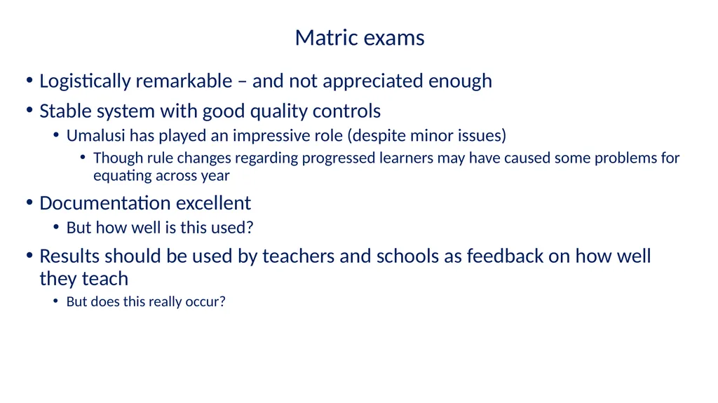 Some current educational issues Servaas van der - slide 19 of 26
