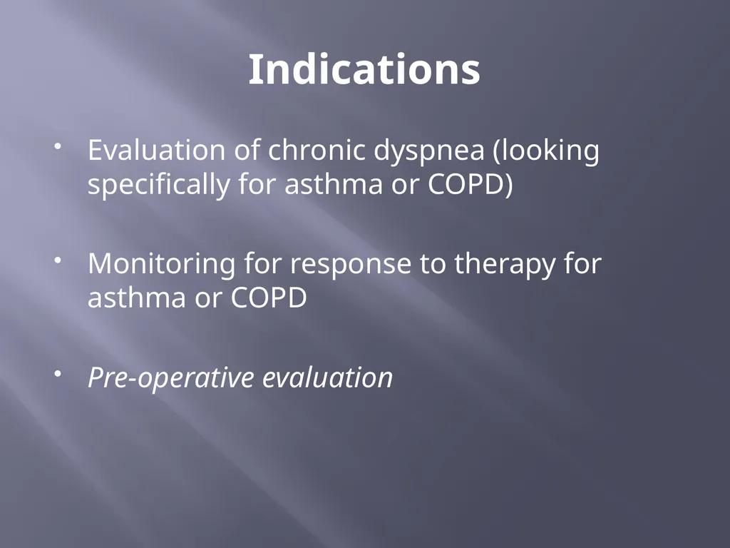 PFT Interpretation Darrin Hursey, MD Overview - slide 3 of 20