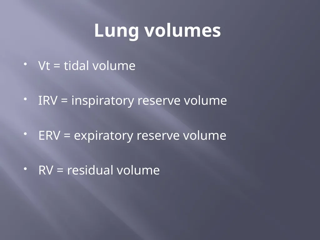 PFT Interpretation Darrin Hursey, MD Overview - slide 6 of 20
