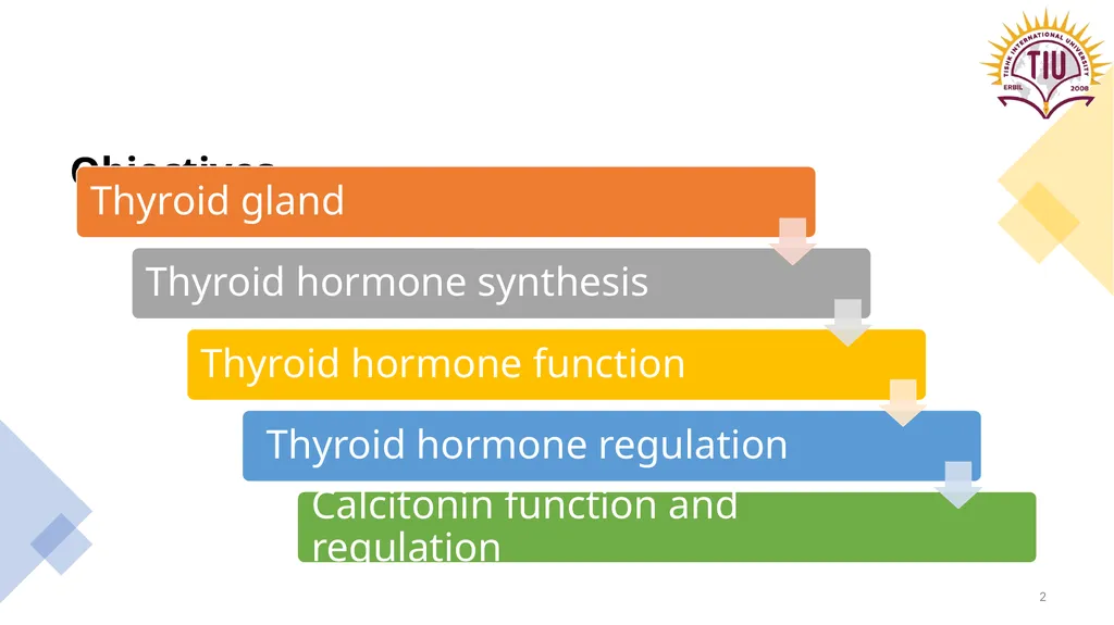 Thyroid gland Zhikal O. Khudhur Endocrinology BIO - slide 2 of 23