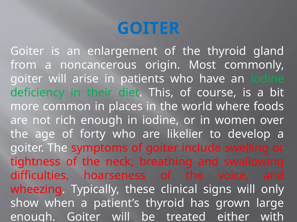 THYROID GLAND –part 3 disorders DR. SHEETAL JAIN - slide 8 of 40