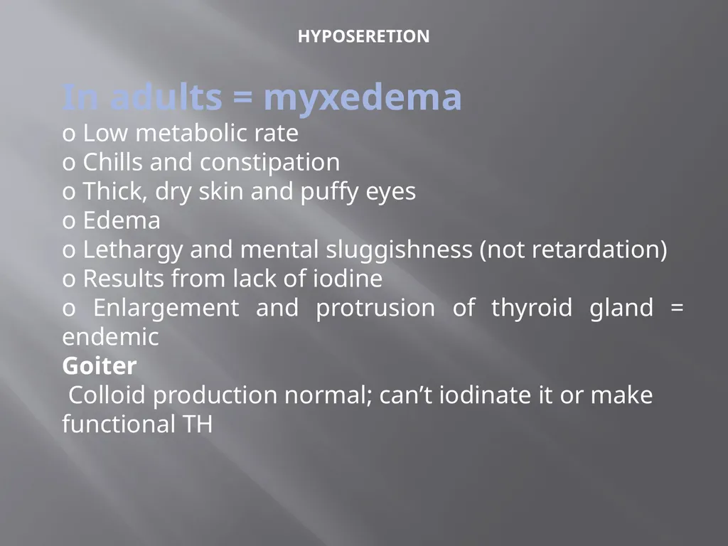THYROID GLAND –part 3 disorders DR. SHEETAL JAIN - slide 5 of 40