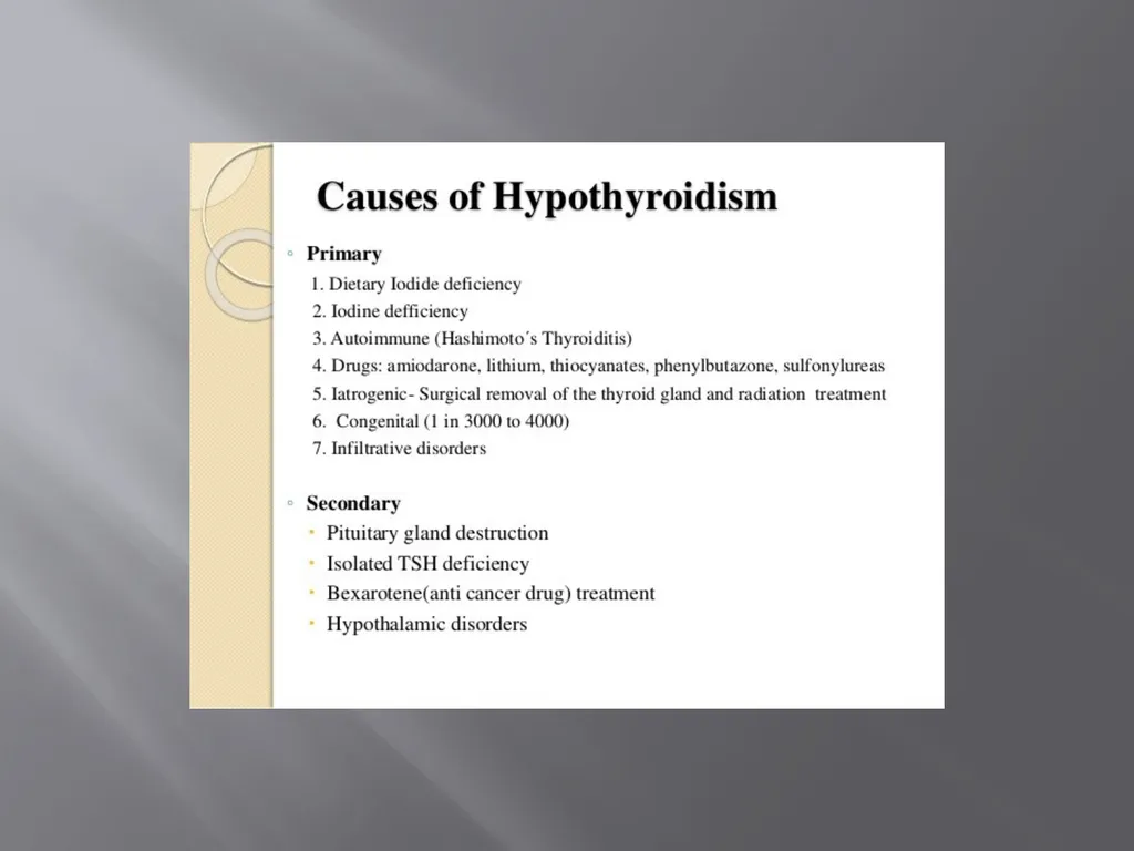 THYROID GLAND –part 3 disorders DR. SHEETAL JAIN - slide 17 of 40