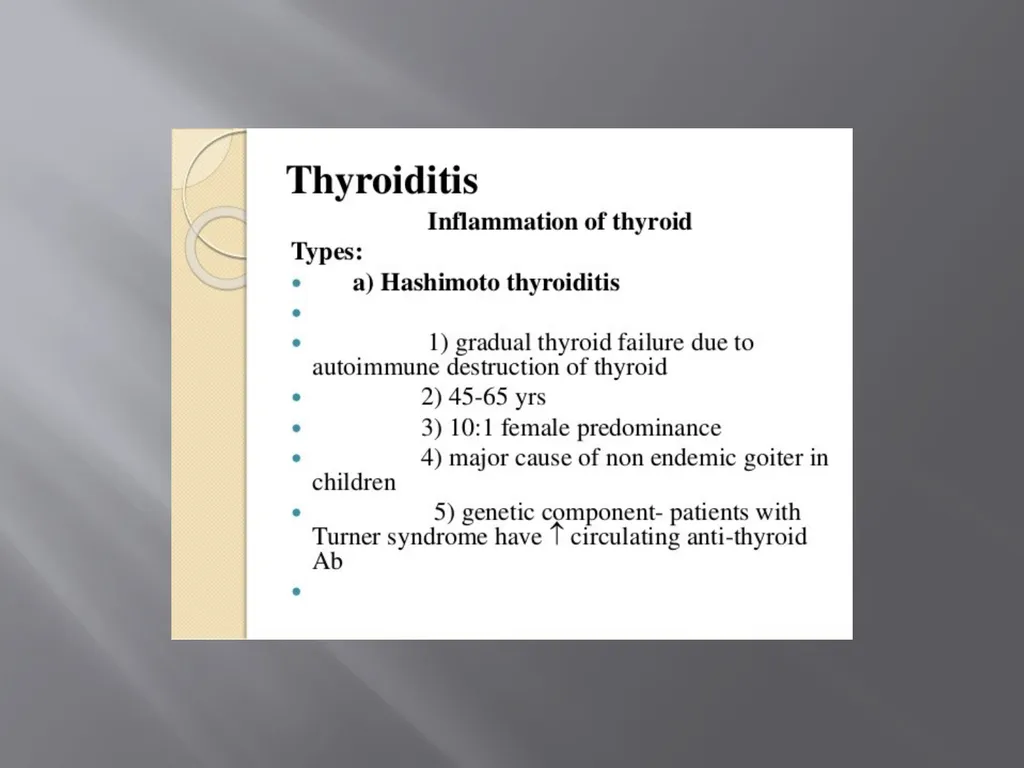 THYROID GLAND –part 3 disorders DR. SHEETAL JAIN - slide 24 of 40