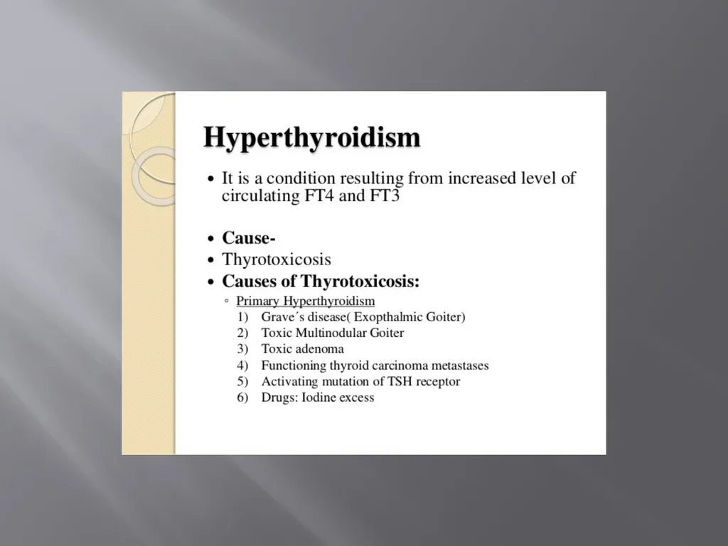 THYROID GLAND –part 3 disorders DR. SHEETAL JAIN - slide 26 of 40