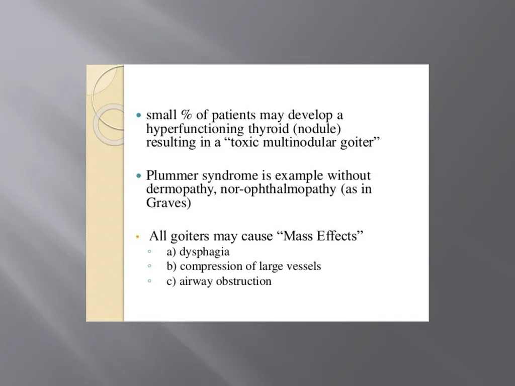 THYROID GLAND –part 3 disorders DR. SHEETAL JAIN - slide 38 of 40